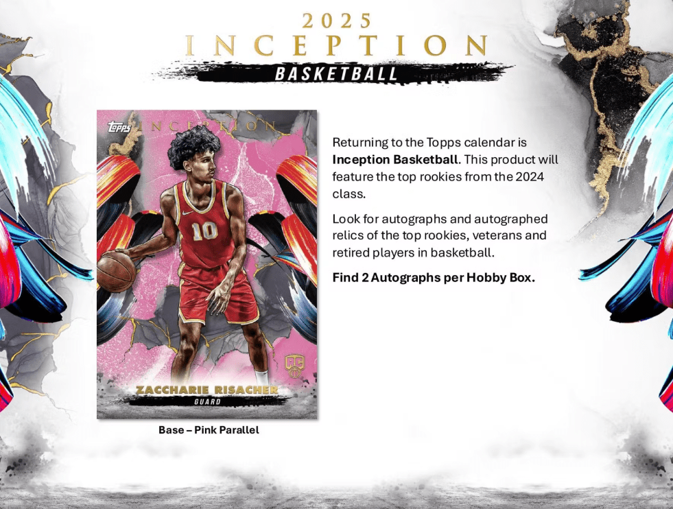 2024 - 25 Topps Inception Basketball Hobby Trading Cards - The Ballers Bank