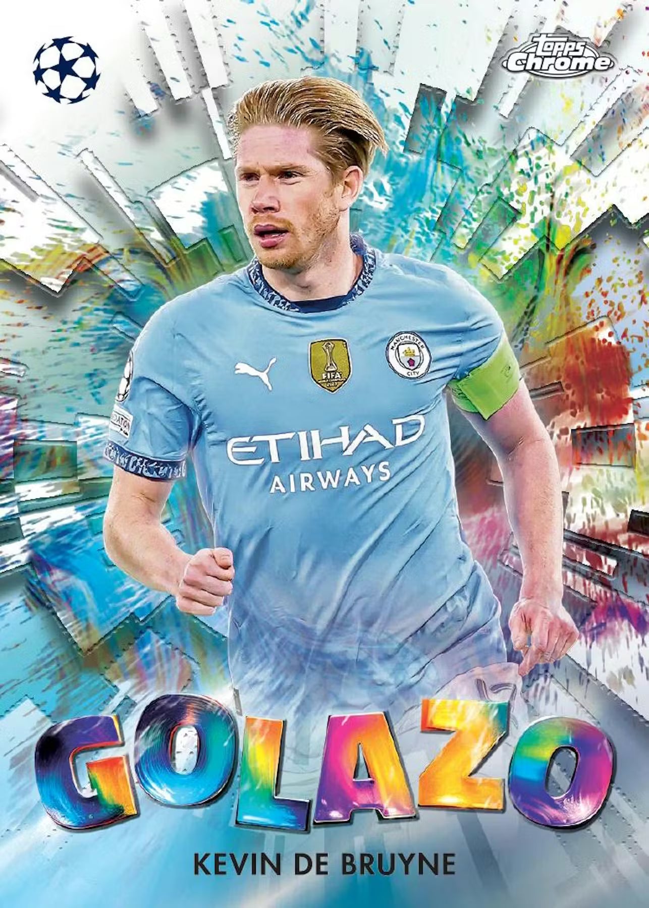 2024-25 Topps Chrome UEFA Club Competitions Soccer Blaster Trading Cards