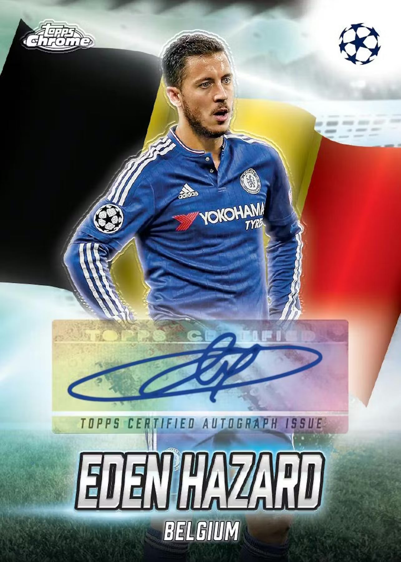 2024-25 Topps Chrome UEFA Club Competitions Soccer Blaster Trading Cards
