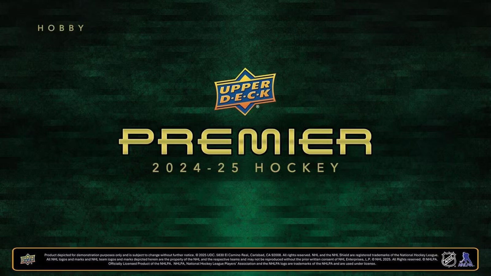 2024 - 25 Upper Deck Premier Hockey Hobby Trading Cards LV - The Ballers Bank