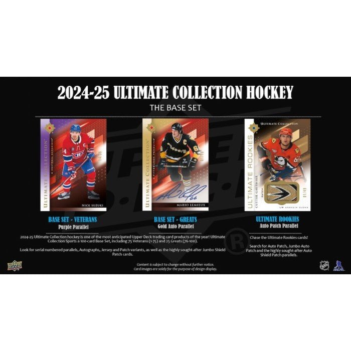 2024 - 25 Upper Deck Ultimate Collection Hockey Hobby Trading Cards - The Ballers Bank