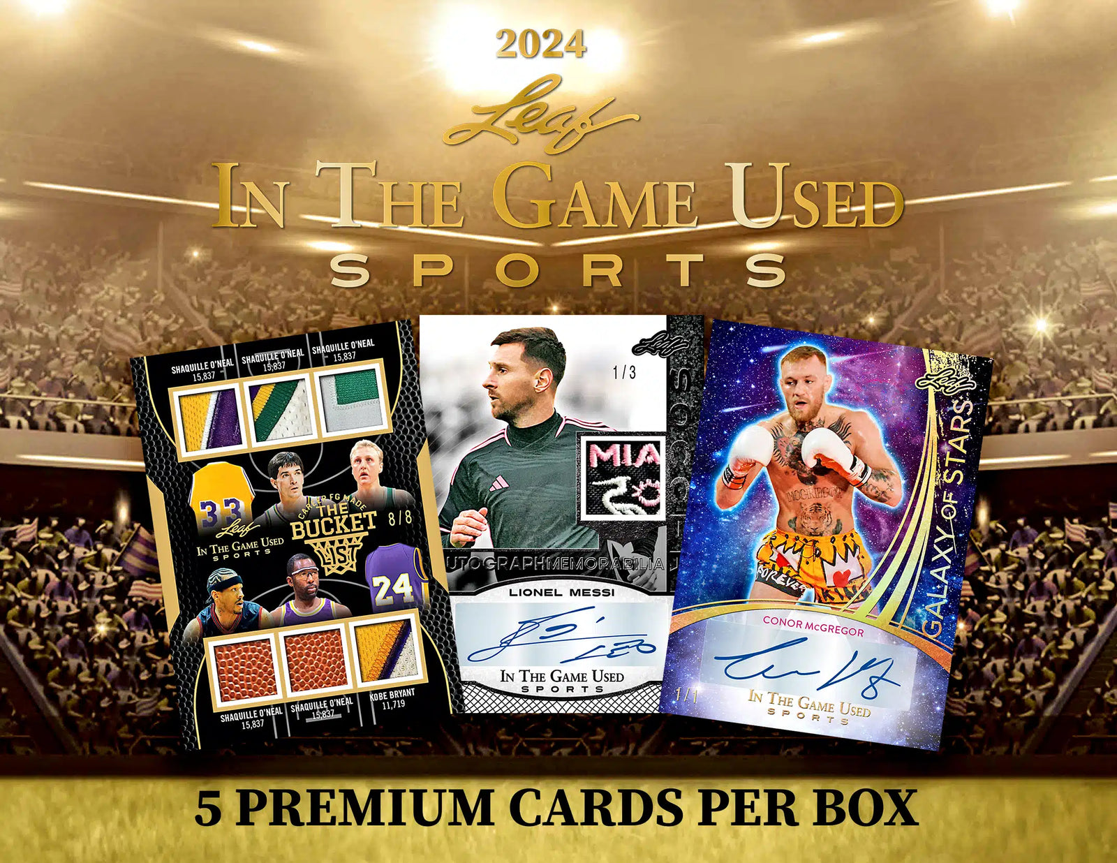 2024 Leaf In The Game Used Sports Hobby Trading Cards