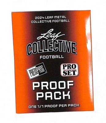 2024 Leaf Collective Football Pre - Production Proof Pack Trading Cards - The Ballers Bank