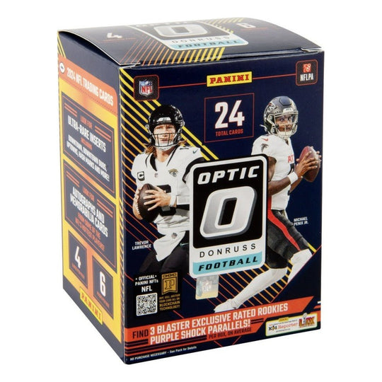 2024 Panini Donruss Optic Football Blaster Trading Cards LV - The Ballers Bank