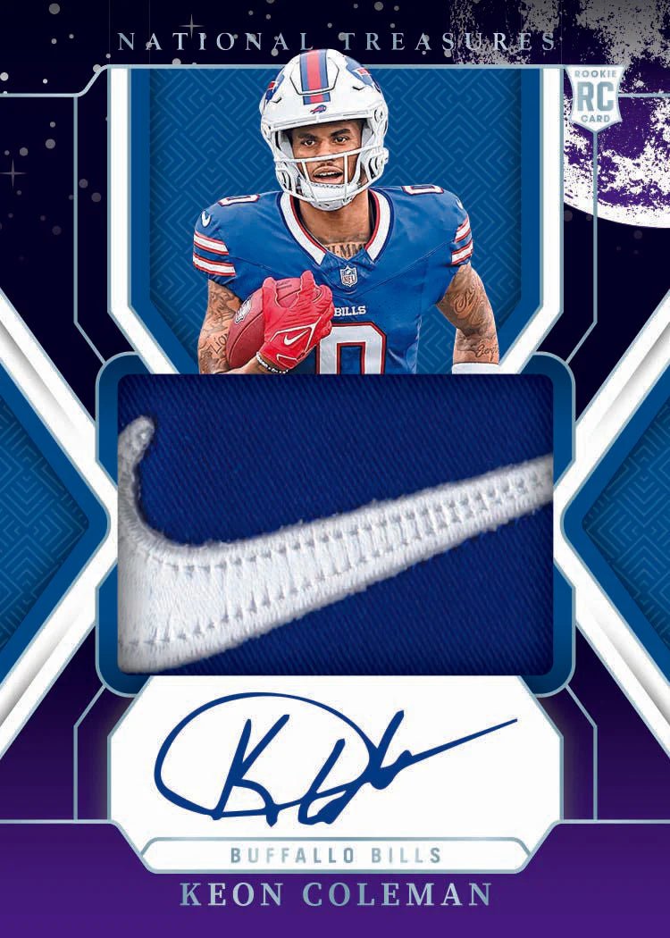2024 Panini National Treasures Football Hobby Trading Cards - The Ballers Bank