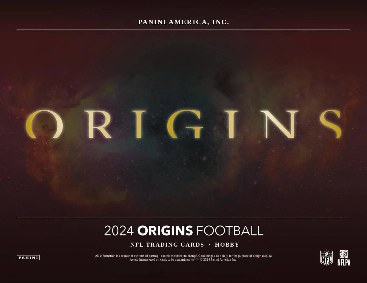 2024 Panini Origins Football Hobby Trading Cards