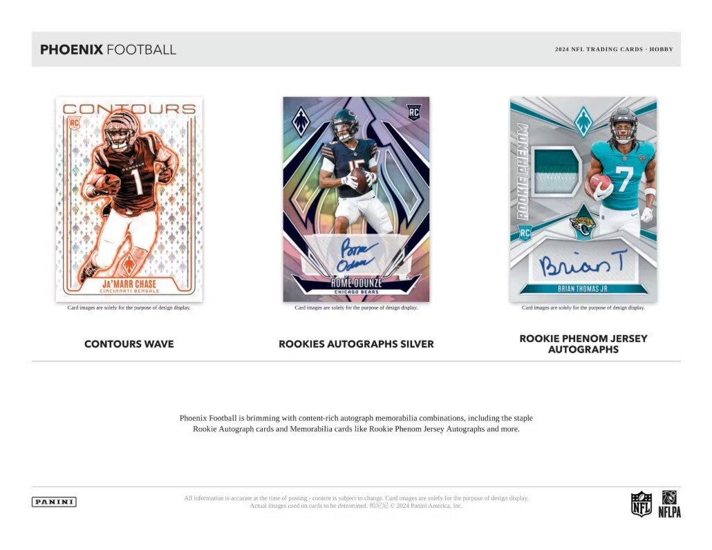2024 Panini Phoenix Football Hobby Trading Cards LV - The Ballers Bank