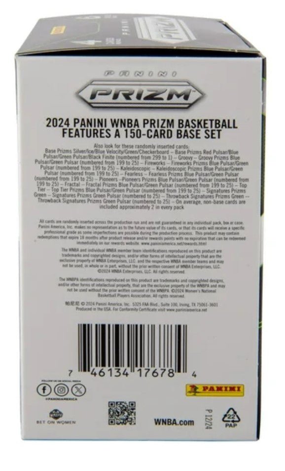 2024 Panini Prizm WNBA Blaster Trading Cards LV - The Ballers Bank