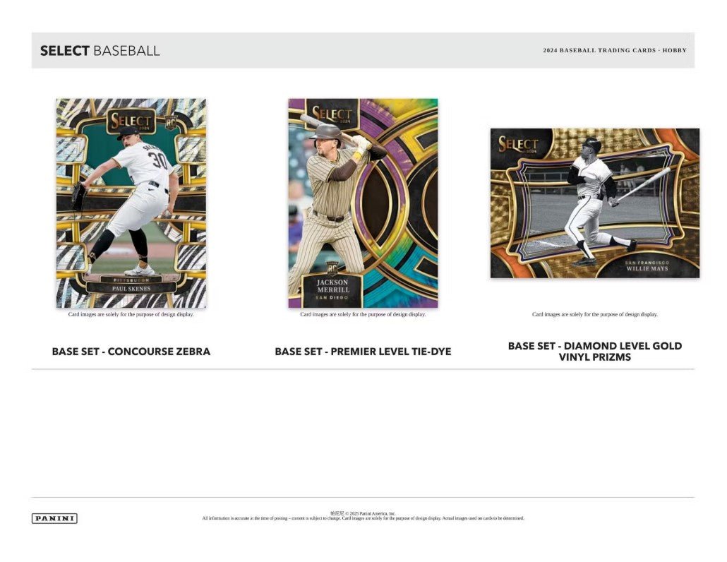 2024 Panini Select Baseball FOTL Trading Cards LV - The Ballers Bank