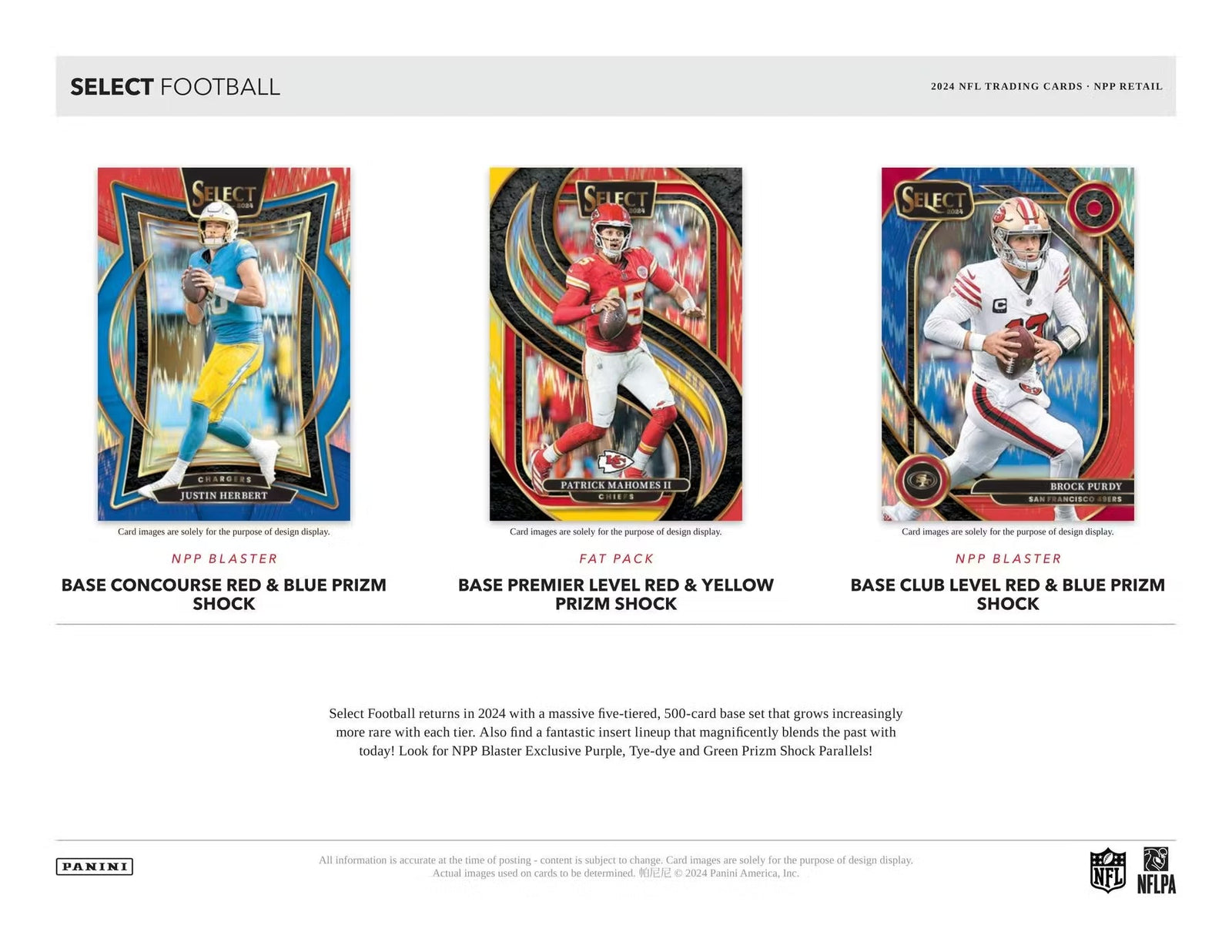 2024 Panini Select Football Blaster Trading Cards LV - The Ballers Bank