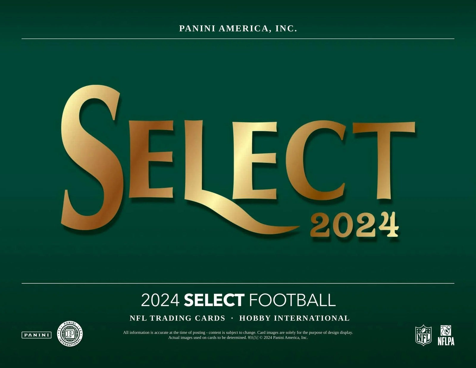 2024 Panini Select Football International Hobby Trading Cards - The Ballers Bank