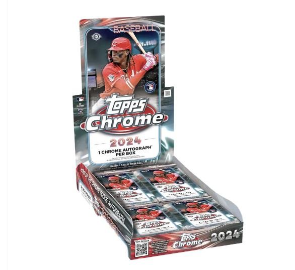 2024 Topps Chrome Baseball Hobby Trading Cards LV - The Ballers Bank
