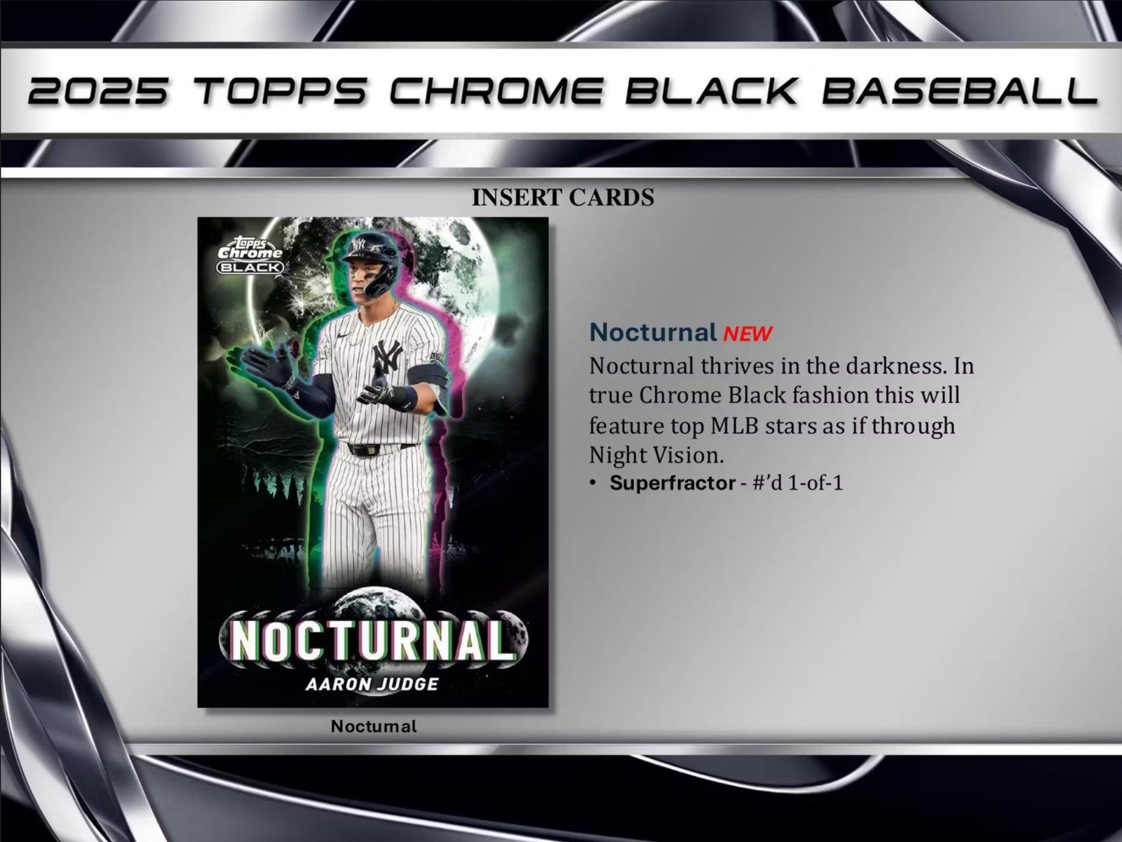 2024 Topps Chrome Black Baseball Hobby Trading Cards LV - The Ballers Bank