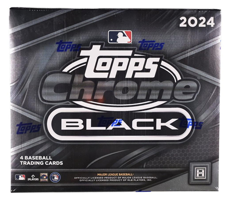 2024 Topps Chrome Black Baseball Hobby Trading Cards LV - The Ballers Bank