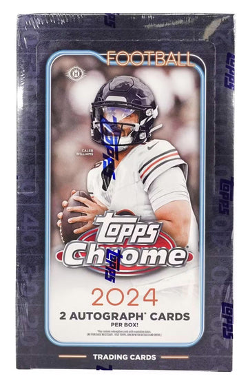 2024 Topps Chrome Football Hobby Trading Cards LV - The Ballers Bank