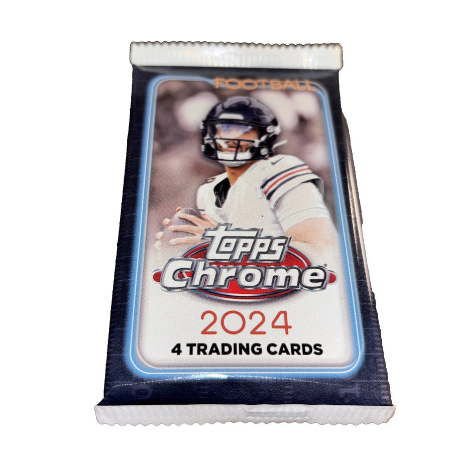 2024 Topps Chrome Football Hobby Trading Cards LV - The Ballers Bank
