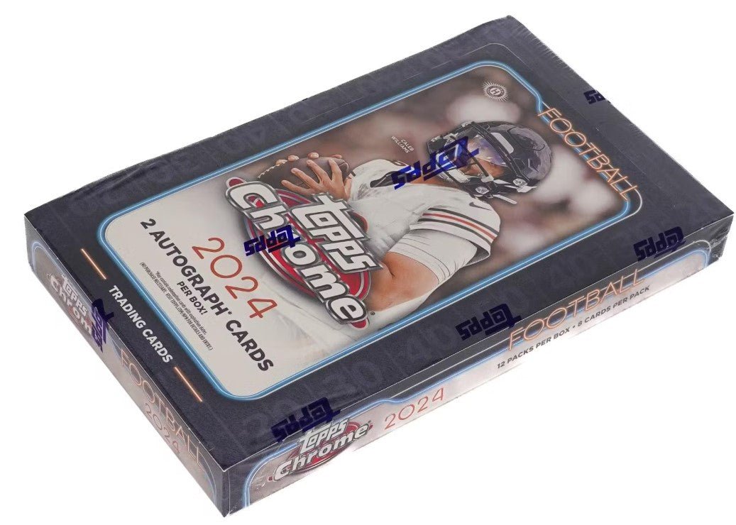 2024 Topps Chrome Football Hobby Trading Cards LV - The Ballers Bank