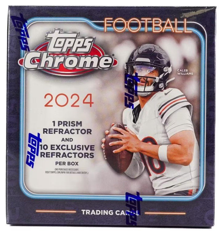 2024 Topps Chrome Football Mega Trading Cards LV - The Ballers Bank