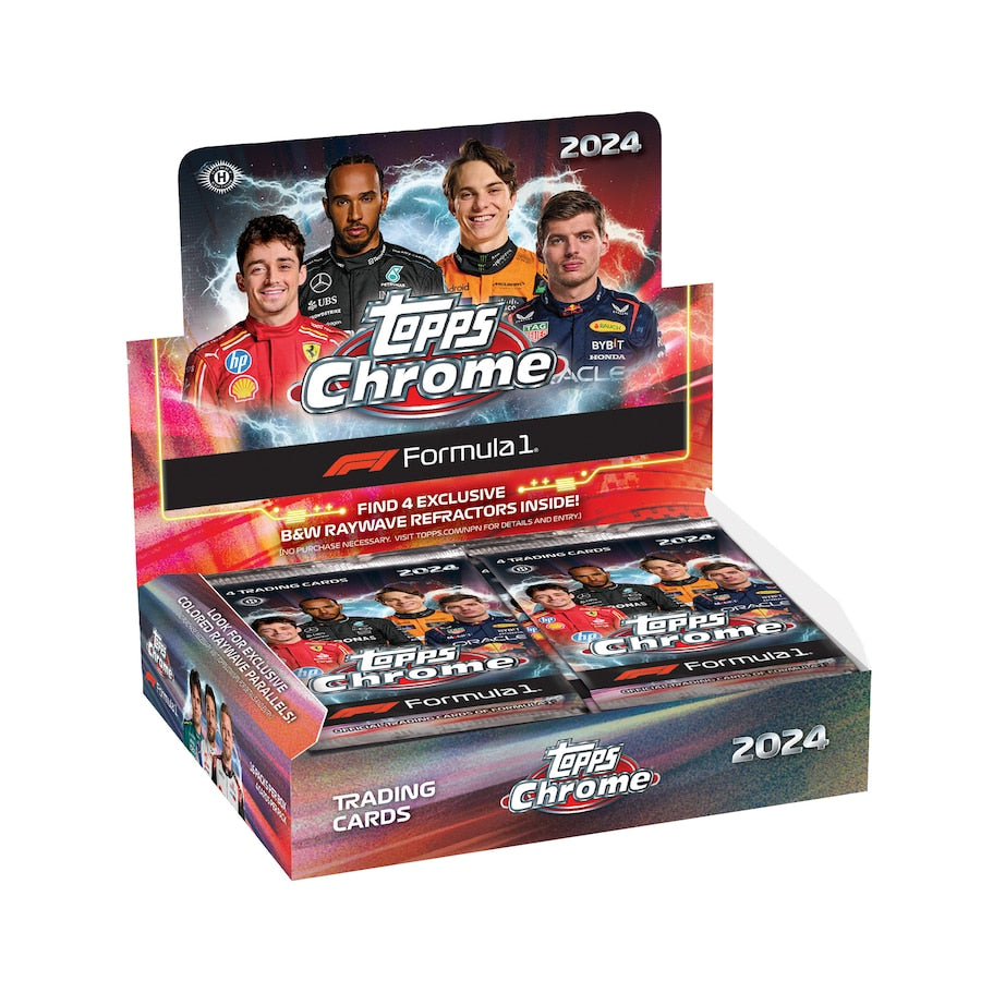 2024 Topps Chrome Formula 1 Qualifying Lap Hobby Lite Trading Cards Box