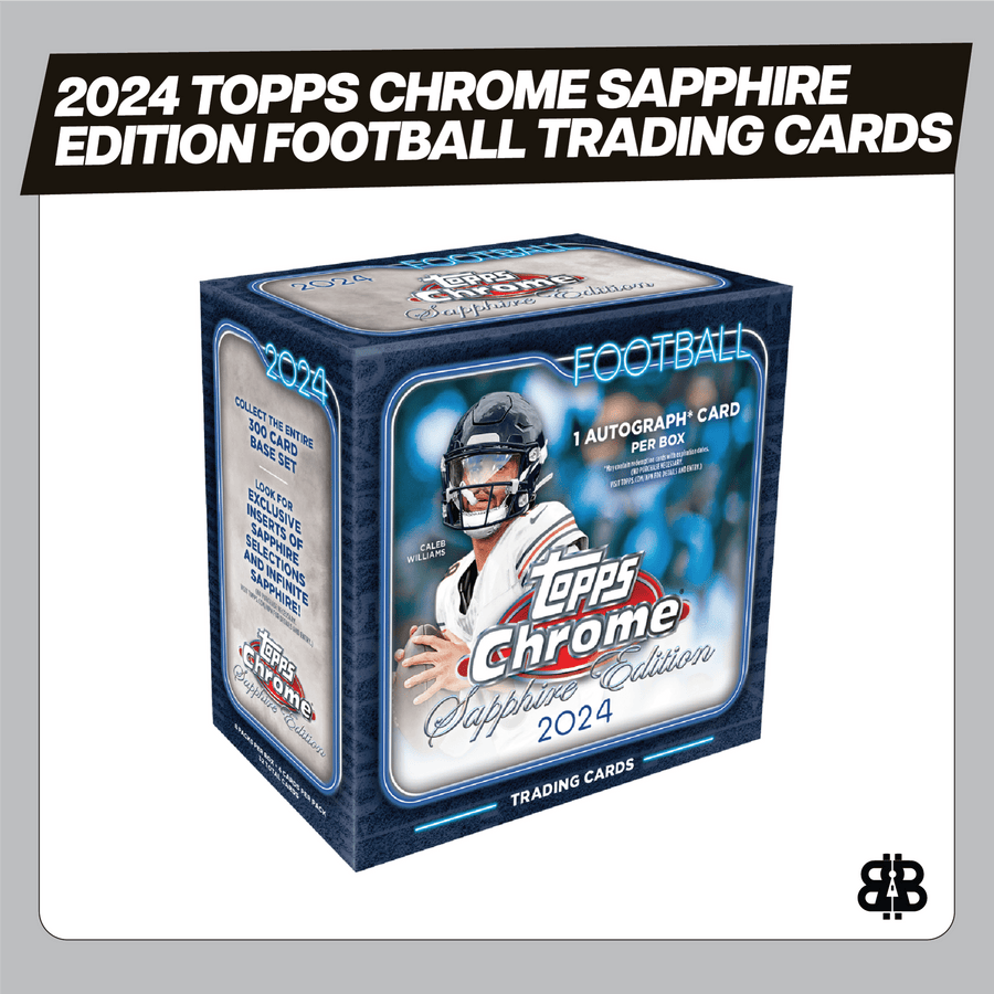 2024 Topps Chrome Sapphire Edition Football Trading Cards LV - The Ballers Bank