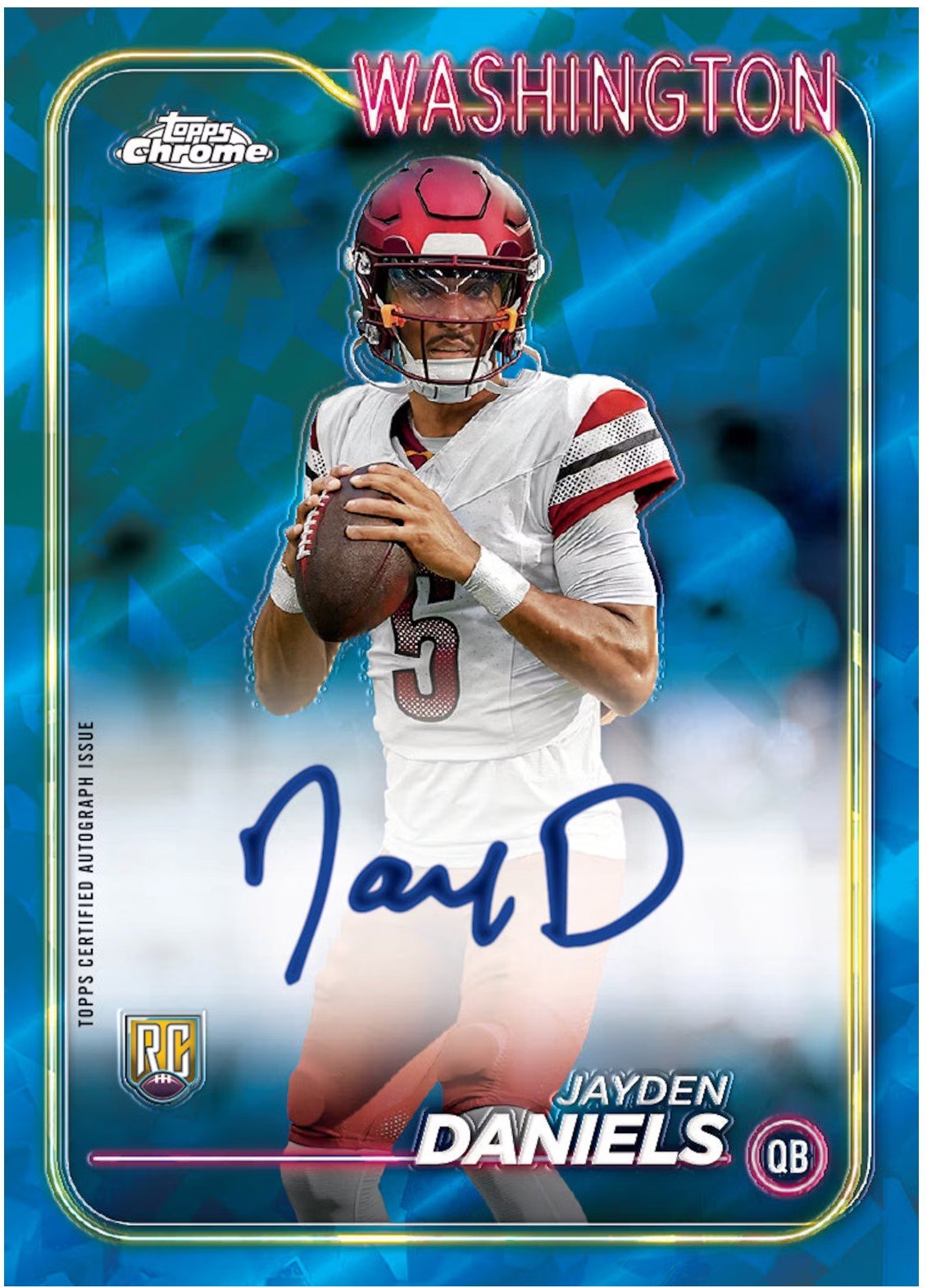 2024 Topps Chrome Sapphire Edition Football Trading Cards LV - The Ballers Bank