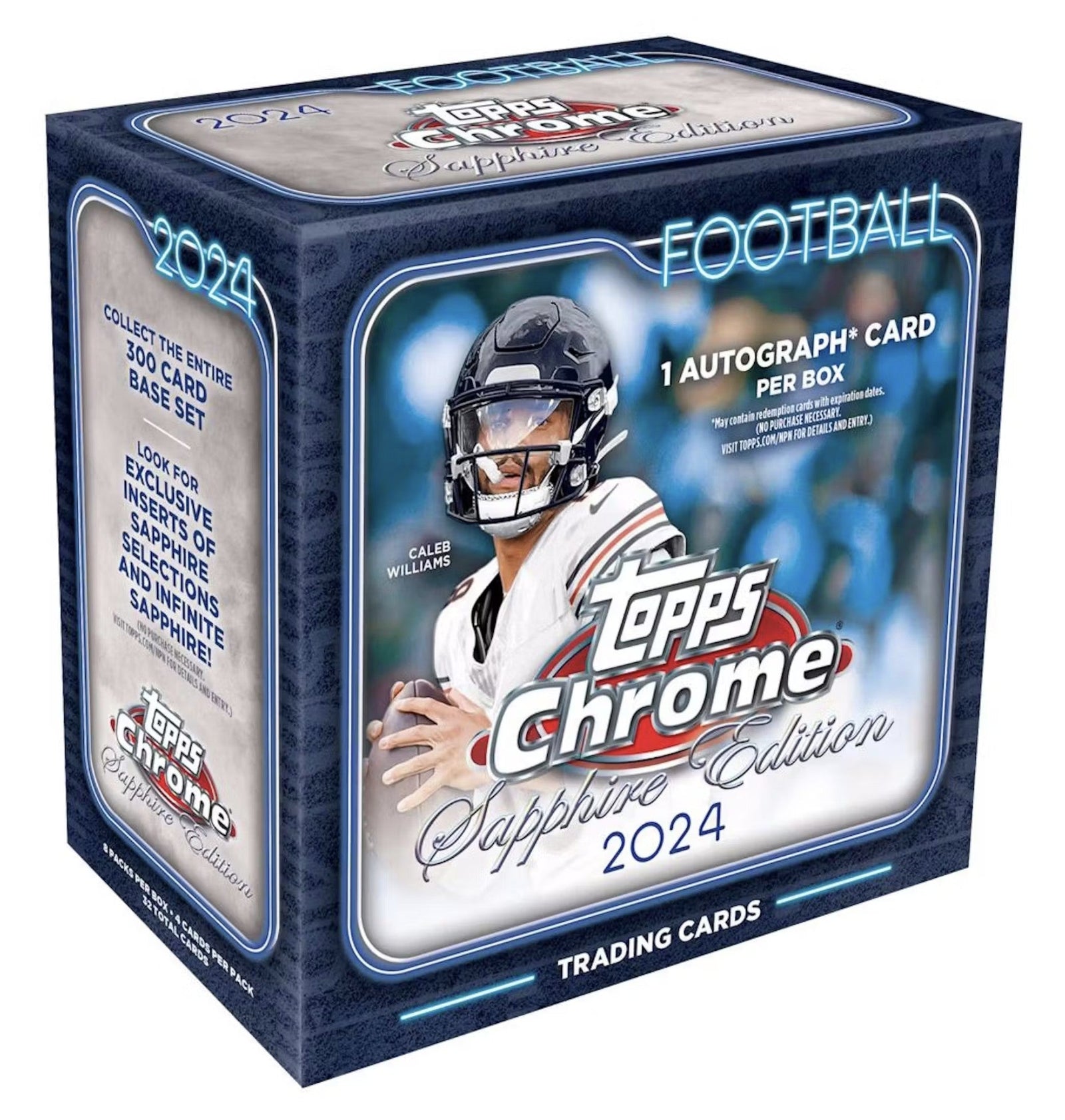 2024 Topps Chrome Sapphire Edition Football Trading Cards LV - The Ballers Bank