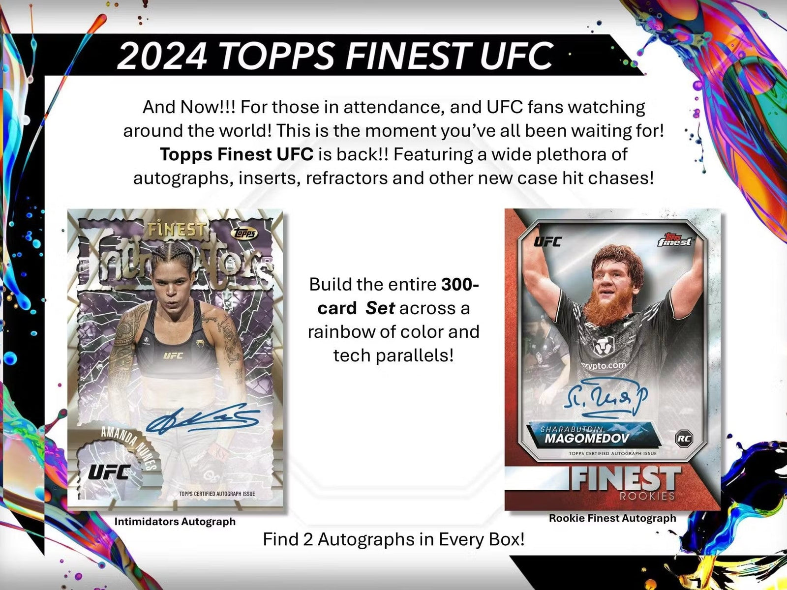 2024 Topps Finest UFC Hobby Trading Cards LV - The Ballers Bank