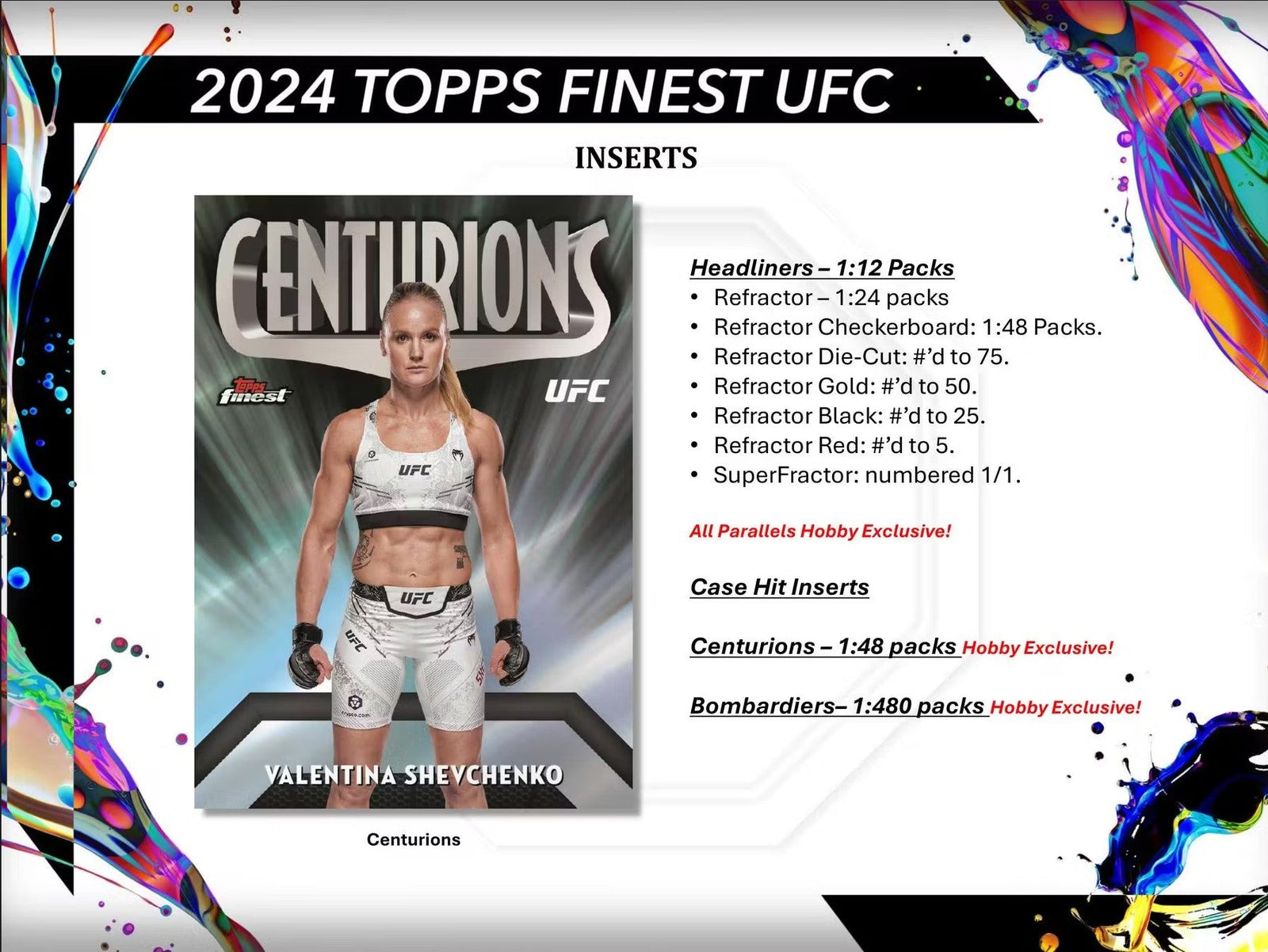2024 Topps Finest UFC Hobby Trading Cards LV - The Ballers Bank