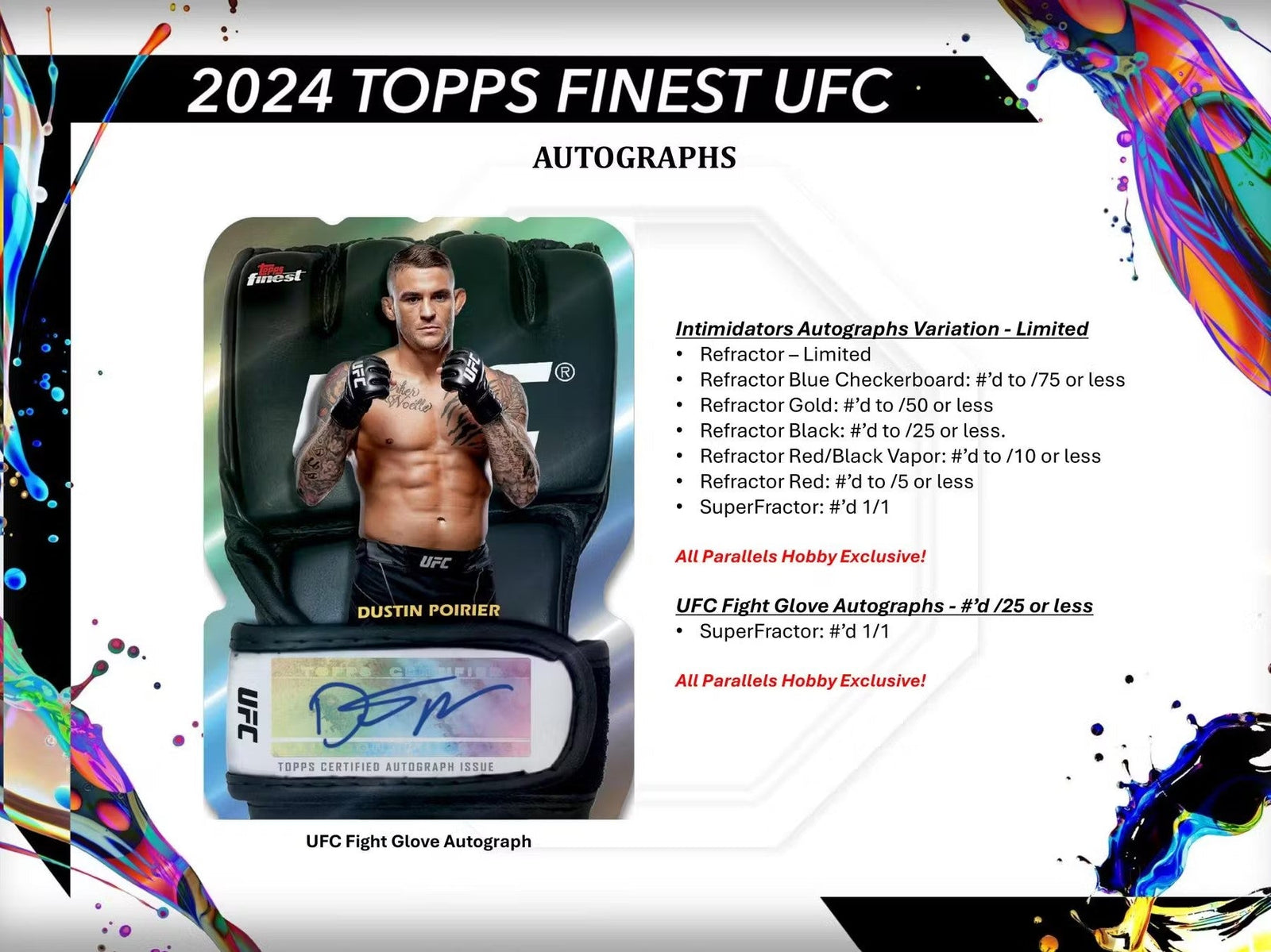 2024 Topps Finest UFC Hobby Trading Cards LV - The Ballers Bank
