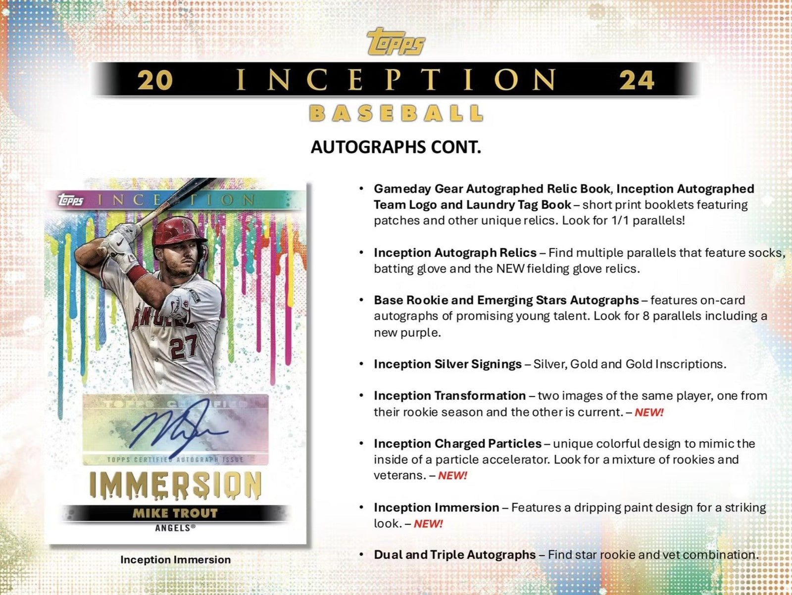 2024 Topps Inception Baseball Hobby Trading Cards LV - The Ballers Bank