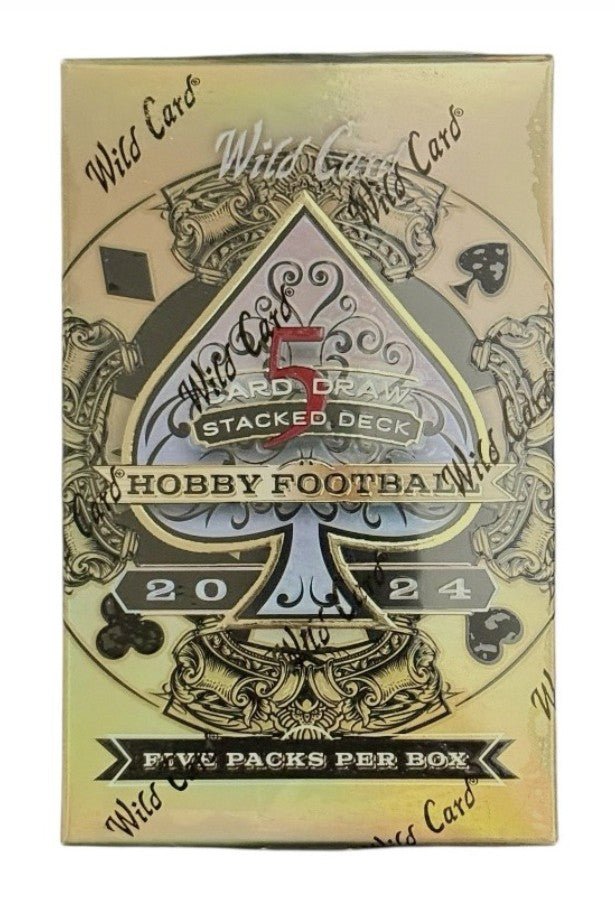 2024 Wild Card Five Card Draw Stacked Deck Football Hobby Trading Cards - The Ballers Bank