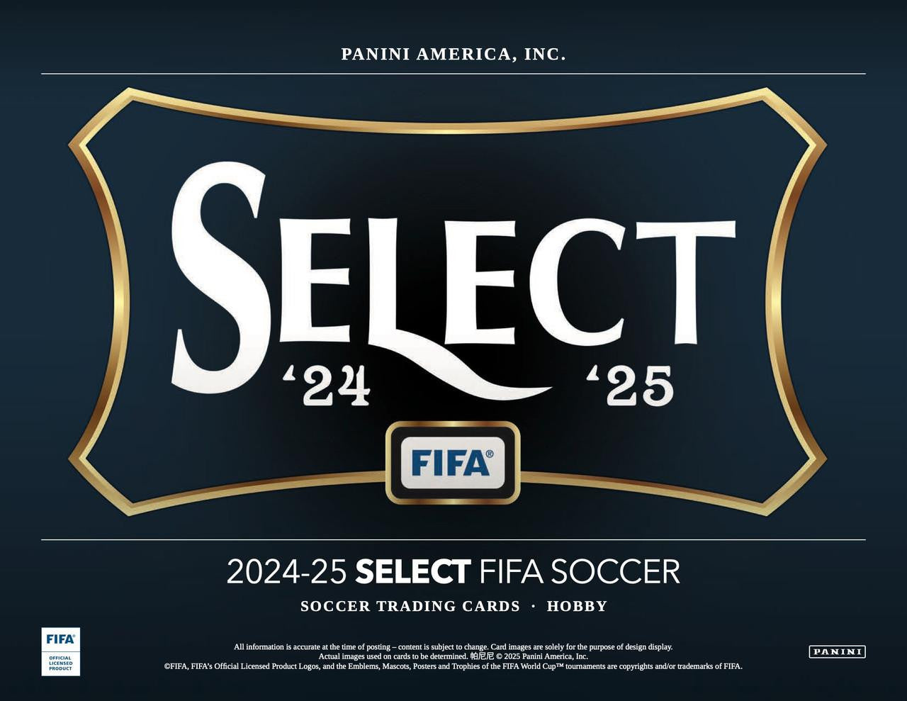 2024-25 Panini Select Soccer Fifa Hobby Trading Cards