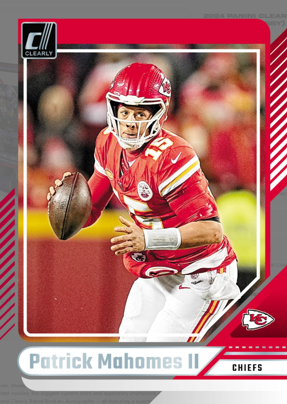 2024 Panini Donruss Clearly Football Hobby Trading Cards