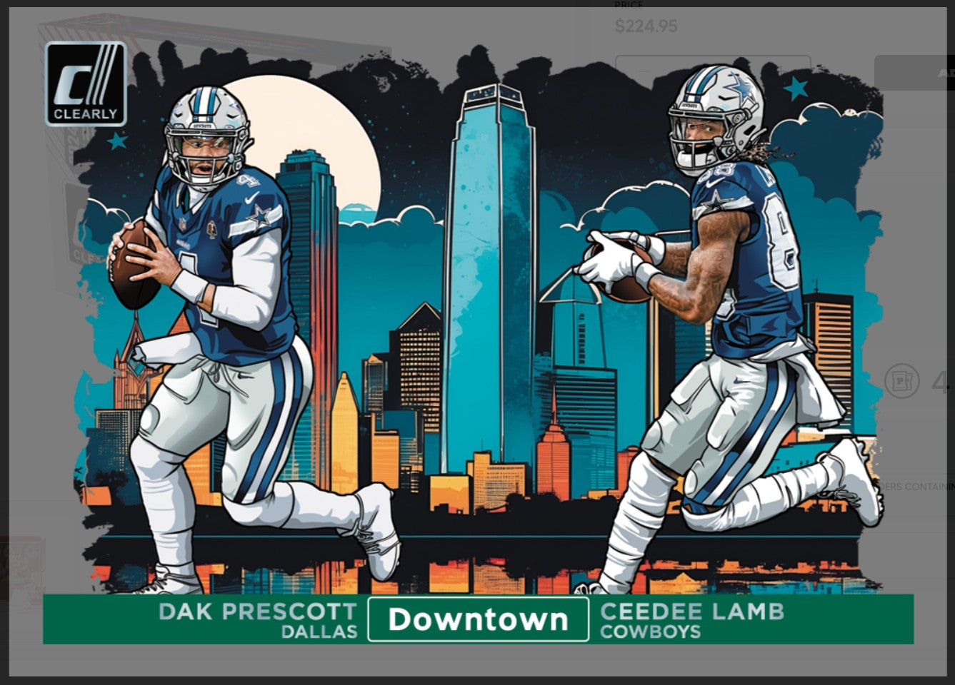2024 Panini Donruss Clearly Football Hobby Trading Cards