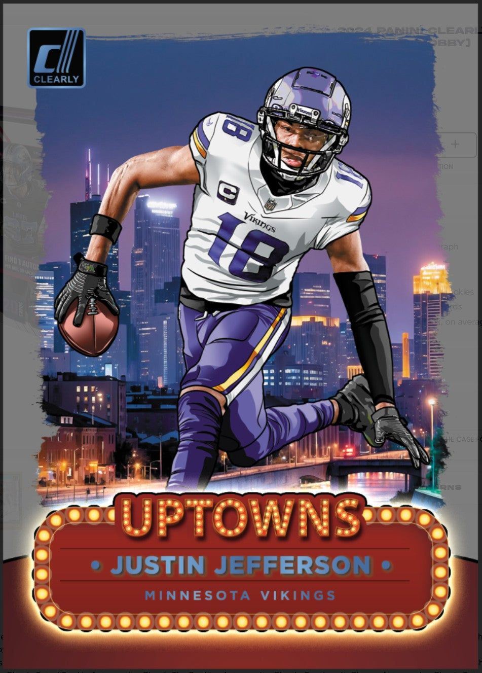 2024 Panini Donruss Clearly Football Hobby Trading Cards