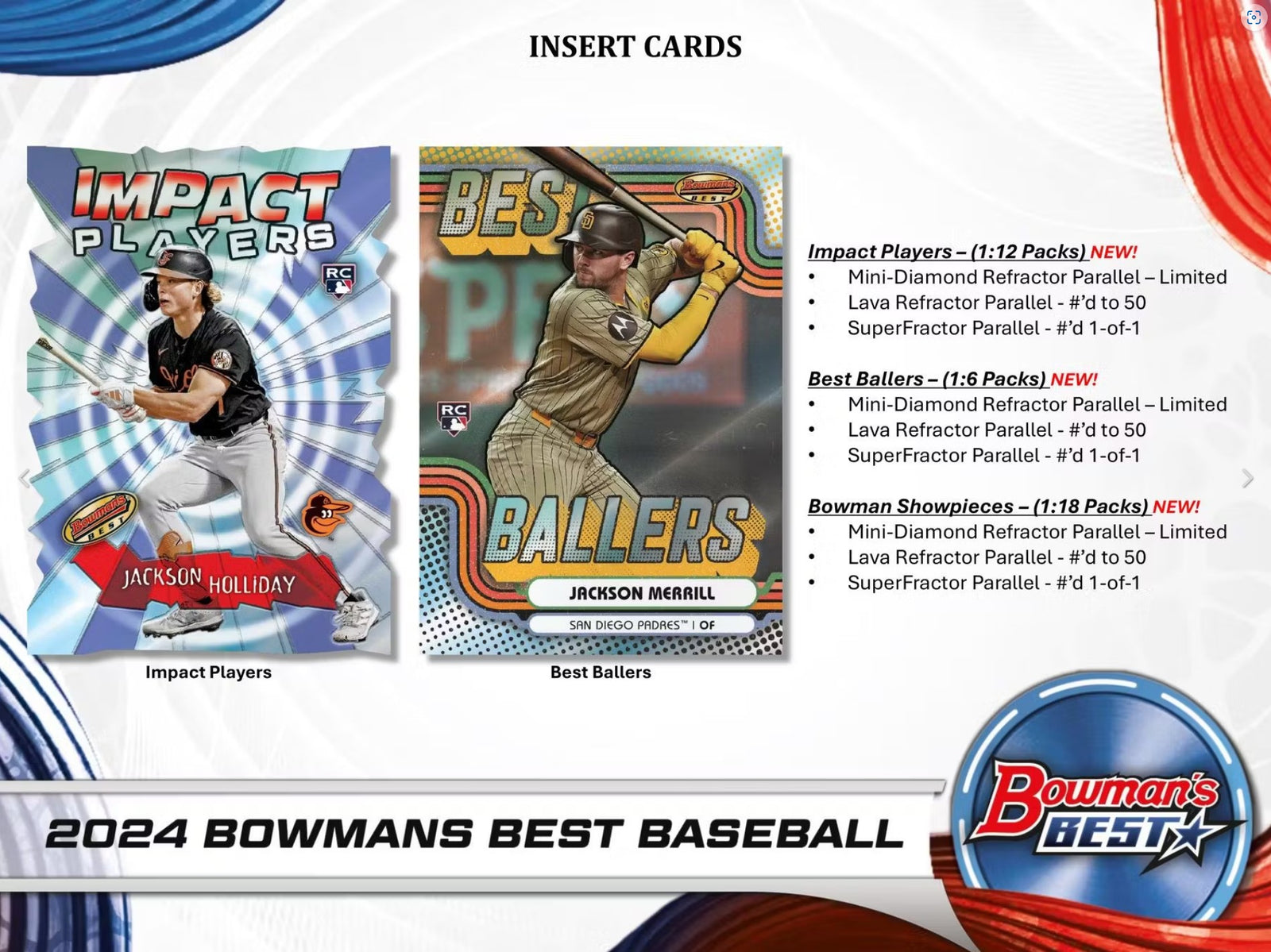 2024 Topps Bowman Best Baseball Hobby Trading Cards