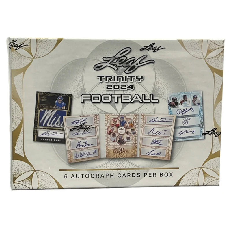 2024 Leaf Trinity Football Hobby Trading Cards
