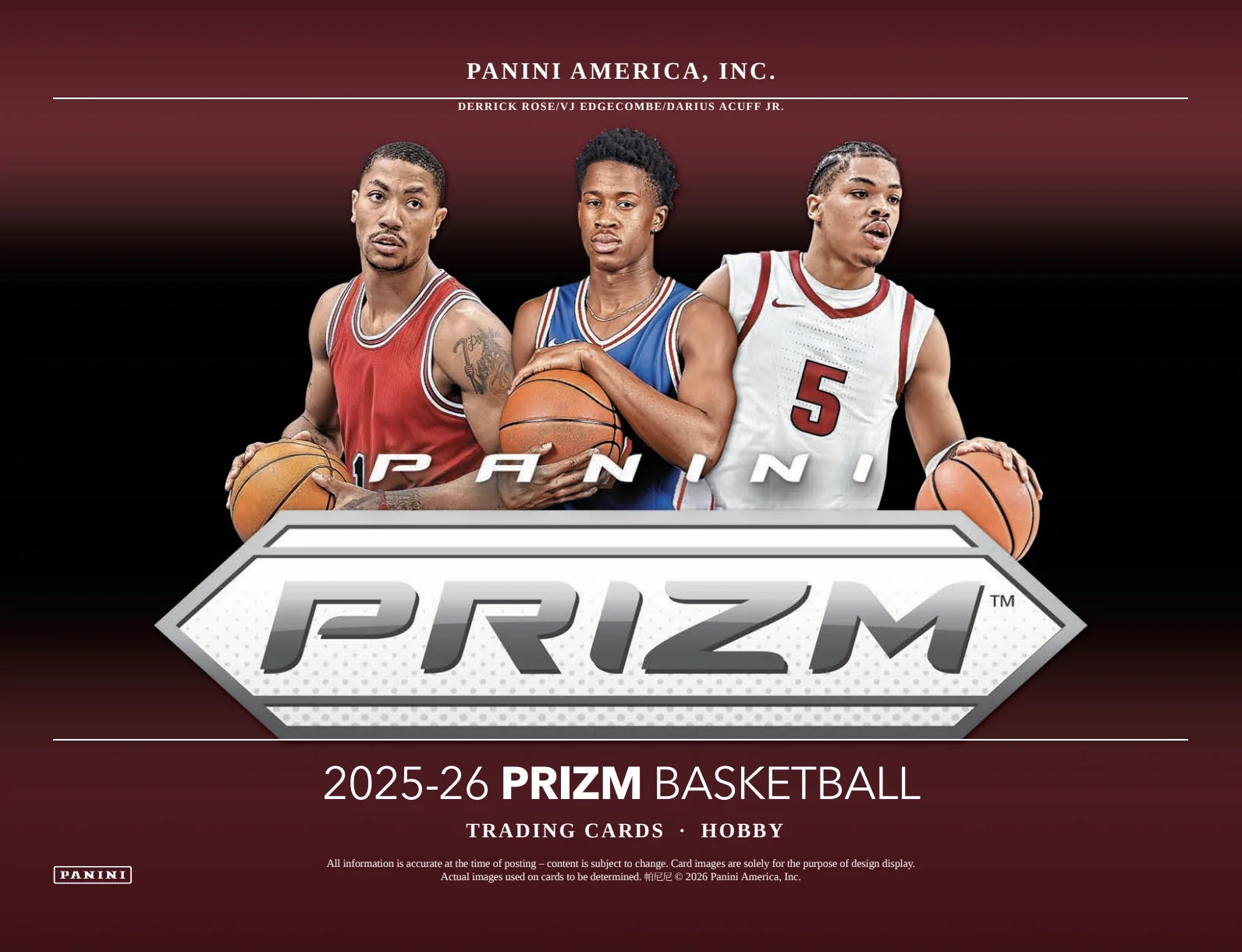 2025-26 Panini Prizm Basketball Hobby 12 Box Case (Ships Sealed Only)