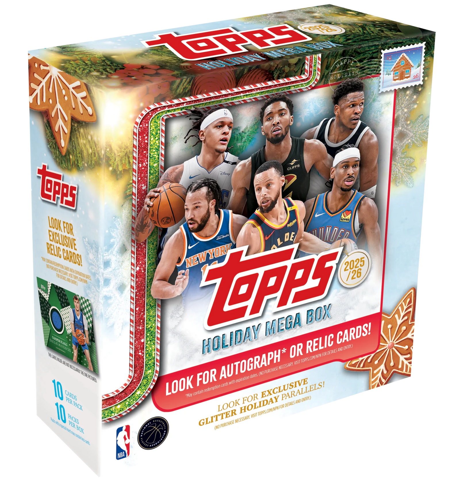 2025 - 26 Topps Basketball Holiday Mega Trading Cards - The Ballers Bank