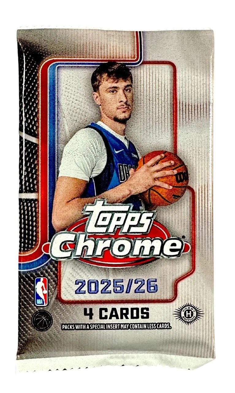 2025 - 26 Topps Chrome Basketball Hobby Trading Cards - The Ballers Bank
