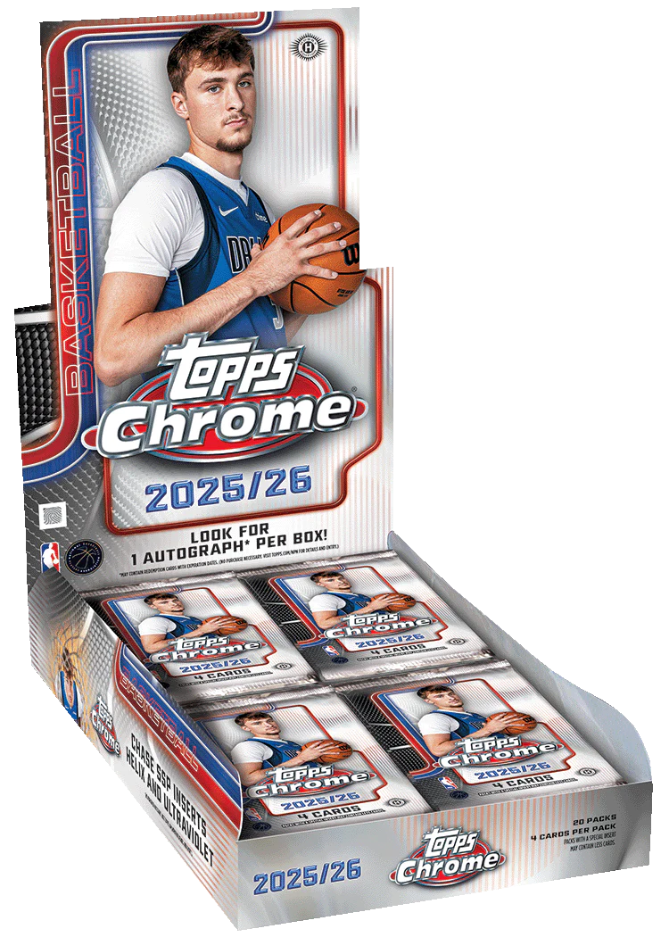 2025 - 26 Topps Chrome Basketball Hobby Trading Cards LV - The Ballers Bank