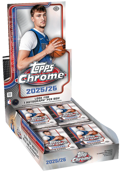 2025 - 26 Topps Chrome Basketball Hobby Trading Cards LV - The Ballers Bank