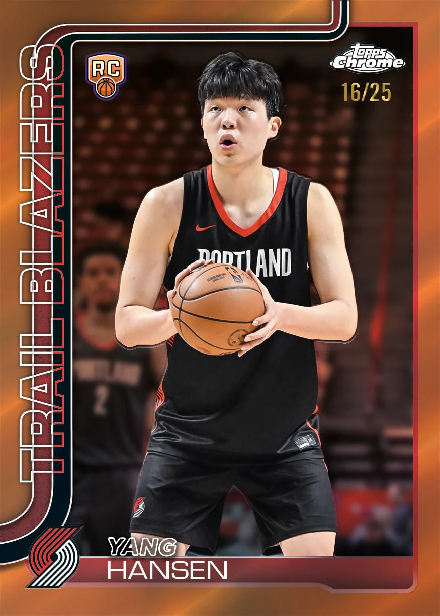 2025 - 26 Topps Chrome Basketball Jumbo Trading Cards - The Ballers Bank