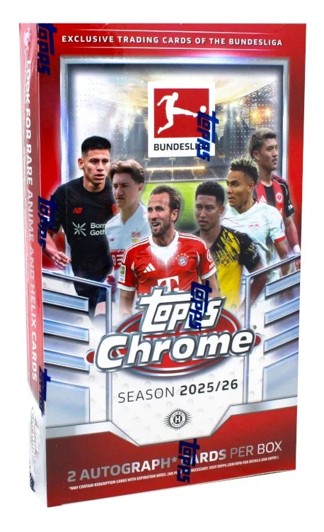 2025-26 Topps Chrome Bundesliga Soccer Hobby Box (Ships Sealed Only) - B