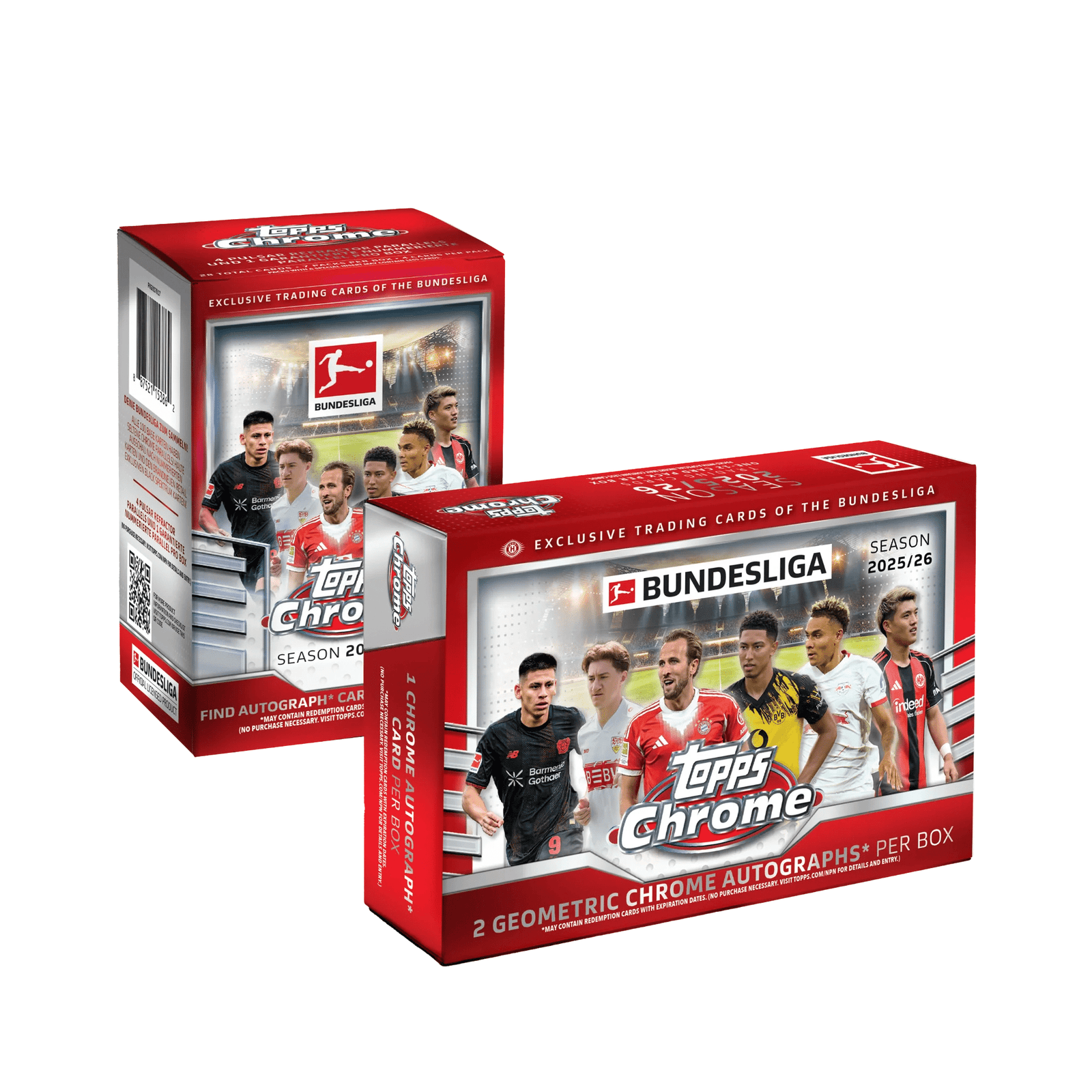 2025 - 26 Topps Chrome Bundesliga Soccer Breaker Delight Trading Cards LV - The Ballers Bank