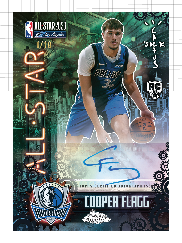 2025 - 26 Topps Chrome Cactus Jack Basketball x NBA All - Star Game Hobby Trading Cards - The Ballers Bank