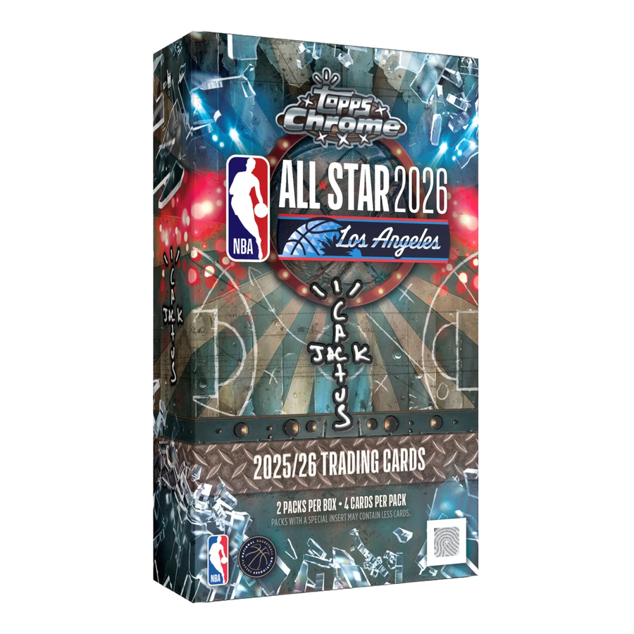 2025 - 26 Topps Chrome Cactus Jack Basketball x NBA All - Star Game Hobby Trading Cards - The Ballers Bank