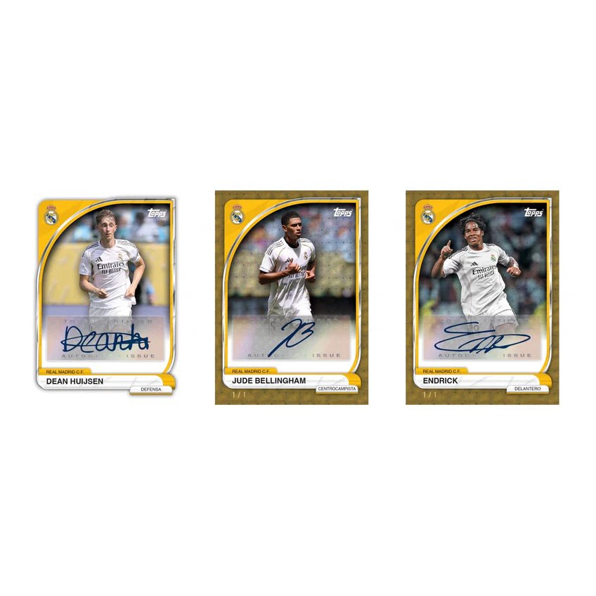 2025 - 26 Topps Real Madrid Collector Tin Trading Cards LV - The Ballers Bank