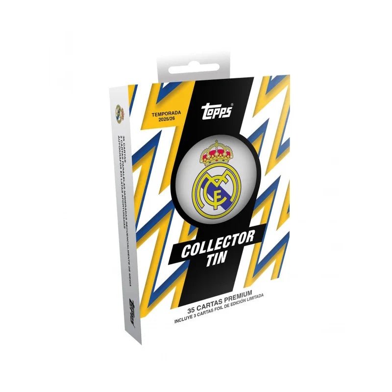 2025 - 26 Topps Real Madrid Collector Tin Trading Cards LV - The Ballers Bank