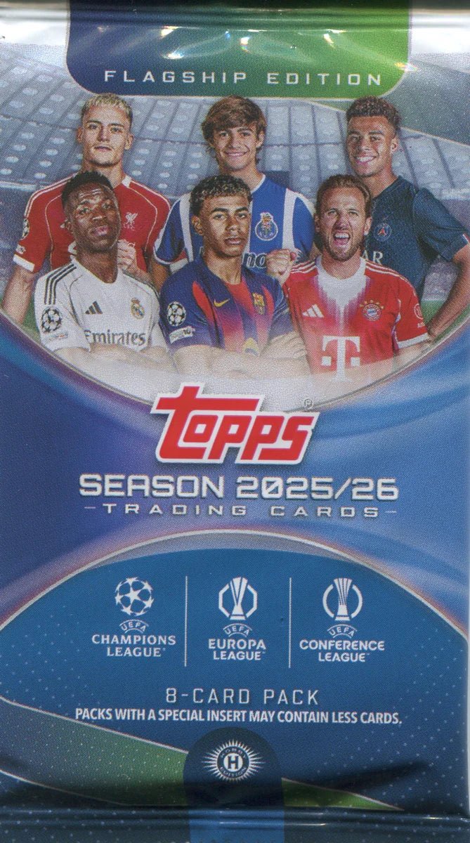 2025 - 26 Topps UEFA Club Competitions Soccer Blaster Trading Cards LV - The Ballers Bank